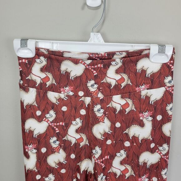 Lovely Llama Print Leggings‎ One Size Fits All - Picture 3 of 6